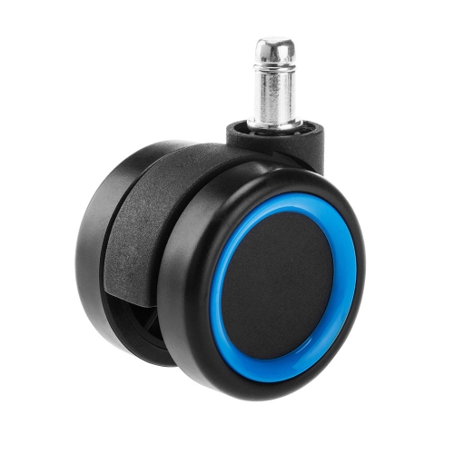 Universal Chair Replacement Casters, Set of 5 compatible with office chair, gaming chair, computer desk chair- Blue