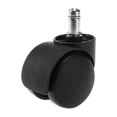 v Universal Office Task Chair Casters, Encased with Nylon material, Black