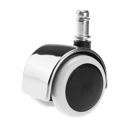 360 degree Universal Chair Casters, Set of 5, fit for office chair, gaming chair, computer desk chair- Silver