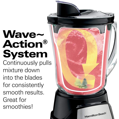 Hamilton Beach 58148 Power Elite Multi-Function Blender, Black