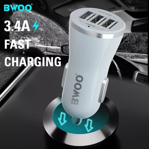 BWOO BO-CC53 Chargeur de voiture USB 3 ports