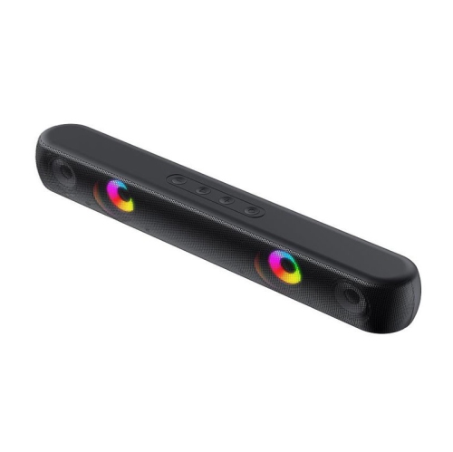 Havit SK854BT RGB Multi-color Wireless Bluetooth v5.0 10W Soundbar Desktop Speaker_Black