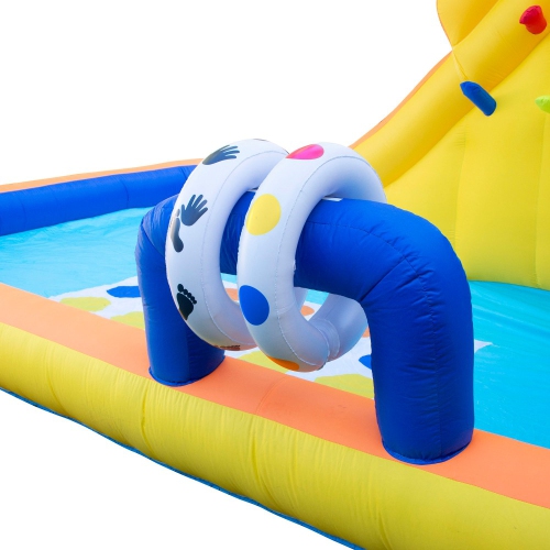 BANZAI Giant Inflatable Splash Game Water Park with Pool, Bouncer & Slide