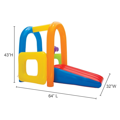 BANZAI Giant Inflatable Junior Water-Sprinkling Splash Park