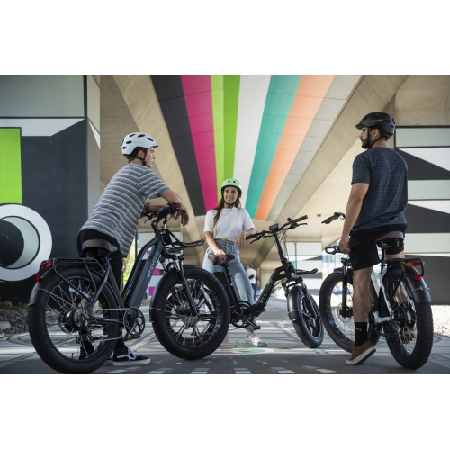 ET.CYCLE T1000 26" Electric Fat Tire Ebike with 500W hub motor, removable battery and 125 mile Range