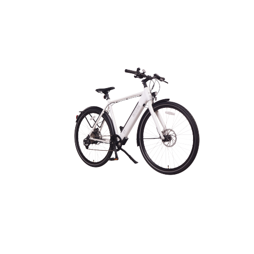 NCM C7 Large Electric City Bike - White