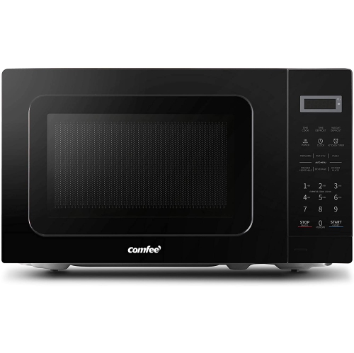 CM-M201K(BK) Countertop Microwave Oven with Express Cook, 6 Preset Menus and Kitchen Timer, 20L, 700W, Black