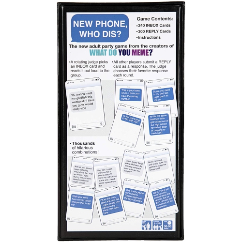 New Phone, Who Dis? - The 100% Offline Text Messaging Adult Party Game - by What Do You Meme?