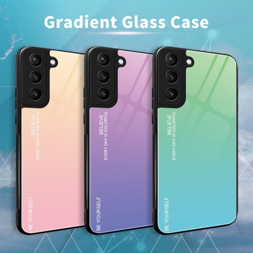 Gradient Tempered Glass Phone Case Cover For SAMSUNG S22 - Free Shipping