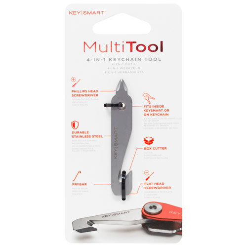 KeySmart MultiTool 4-in-1 Keychain Tool
