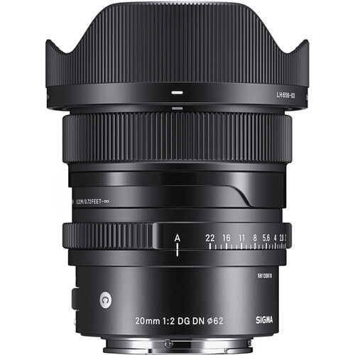 SIGMA  20MM F/2 Dg Dn Contemporary Lens for Sony E