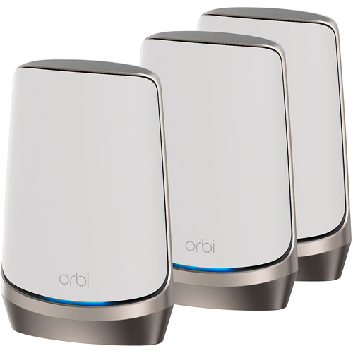 NETGEAR Orbi AX11000 Whole Home Mesh Wi-Fi 6E System - 3 Pack
