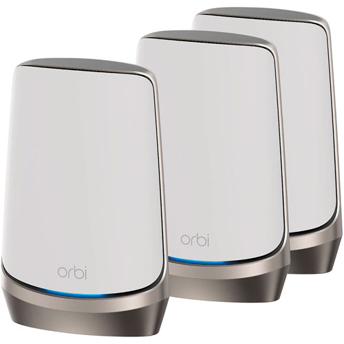 NETGEAR Orbi AXE11000 Quad-Band 16-Stream WiFi 6E Whole Home Mesh