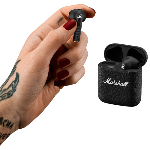 Écouteurs boutons 100 % sans fil Minor III de Marshall - Noir