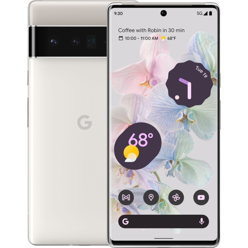 Google Pixel 6 Pro 128GB - Cloudy White - Unlocked - Certified Pre-Owned