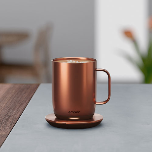 Tasse intelligente à régulation thermique de 414 ml Mug 2 d'Ember - Cuivré