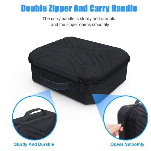 Hard Carrying Case for Oculus Quest 2 VR Gaming Headset and Controllers - axGear