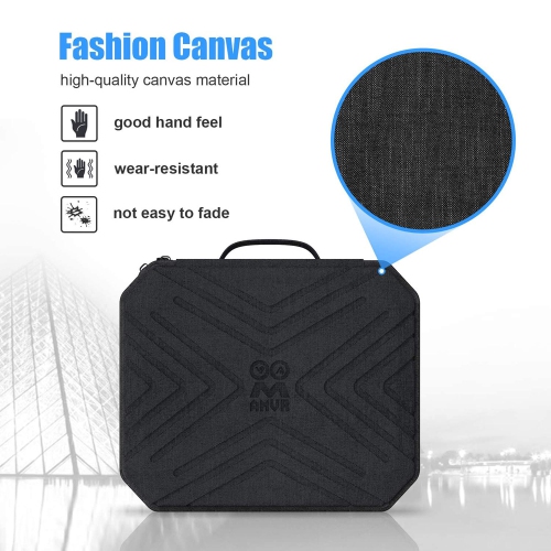 Hard Carrying Case for Oculus Quest 2 VR Gaming Headset and Controllers - axGear