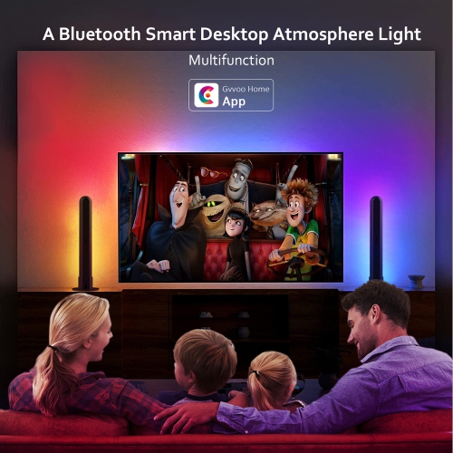 Smart LED Light Bars with Scene Modes and Music Modes Bluetooth App Remote - axGear