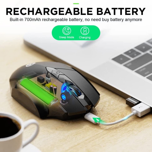 Wireless Bluetooth Mouse Rechargeable 2.4G Cordless Mouse Dual Mode - axGear