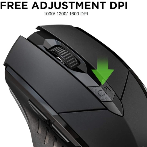 Wireless Bluetooth Mouse Rechargeable 2.4G Cordless Mouse Dual Mode - axGear
