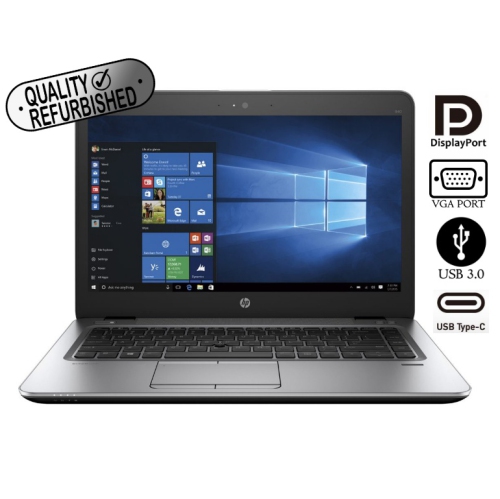 Refurbished - HP EliteBook 840 G3 14" Notebook CI5-6200U 2.3GHz 8G DDR4 256G SSD WEBCAM W10P