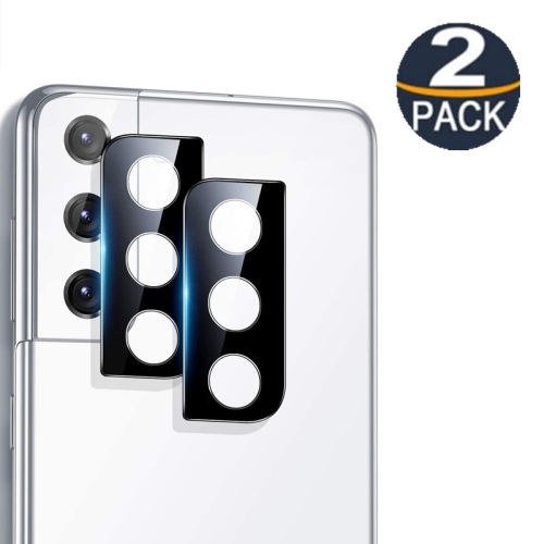【2 Packs】 CSmart Tempered Glass Camera Lens Protector for Samsung Galaxy S21 FE 5G Black, Case Friendly & Bubble Free