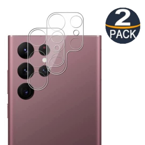 【2 Packs】 CSmart Tempered Glass Camera Lens Shield Protector for Samsung Galaxy S22, Clear, Case Friendly & Bubble Free