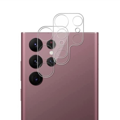 【2 Packs】 CSmart Tempered Glass Camera Lens Shield Protector for Samsung Galaxy S22, Clear, Case Friendly & Bubble Free