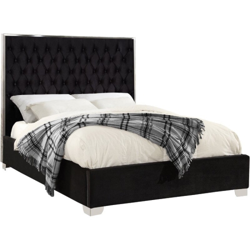 Infinite Imports – Viola Bed Queen Size Velvet