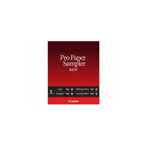 Canon Pro Printer Paper Sampler 8.5 x 11- 20 Sheets
