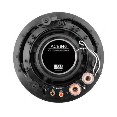 OSD Audio ACE640 6.5" Trimless Thin Bezel High Definition 2-Way In-Ceiling Speakers