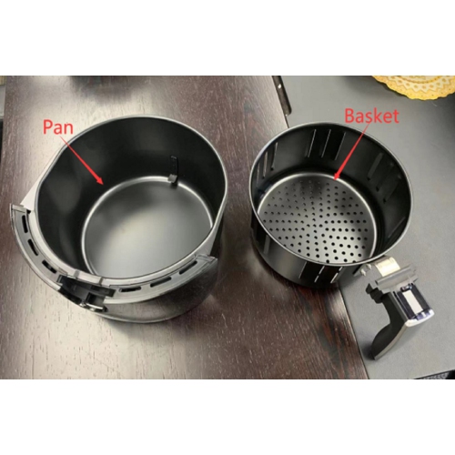 Art + Cook 3.7L Digital Air Fryer, Black