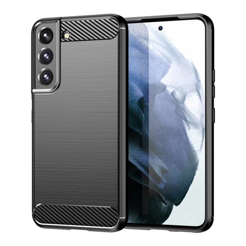 PANDACO Black Brushed Metal Case for Samsung Galaxy S22+