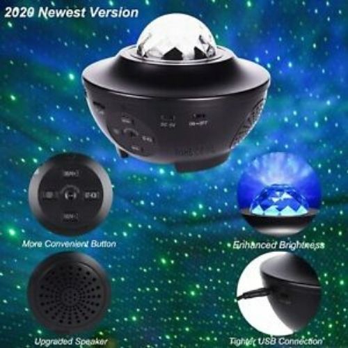 LED Galaxy Starry Projector Night Light Ocean Star Sky Party Baby Kids Room Lamp