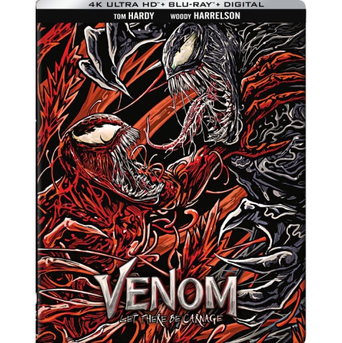 Venom : Laissez Carnage [SteelBook] [copie numérique] [Blu-ray/Blu-ray Ultra HD 4K] [Exclusivité Best Buy]