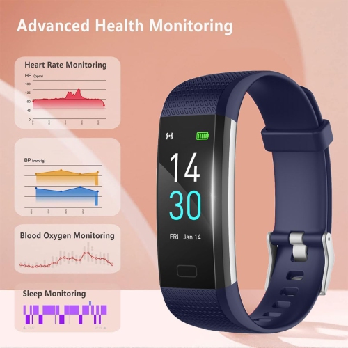 ULTRENDS CLASSIC PLUS Fitness Tracker Watch with Heart Rate & Sleep Monitor, Step Counter, Calorie Tracker & Multi-Sport Modes for Android & iOS