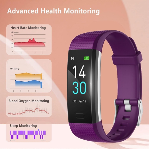 ULTRENDS CLASSIC PLUS Fitness Tracker Watch with Heart Rate & Sleep Monitor, Step Counter, Calorie Tracker & Multi-Sport Modes for Android & iOS