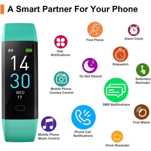 ULTRENDS CLASSIC PLUS Fitness Tracker Watch with Heart Rate & Sleep Monitor, Step Counter, Calorie Tracker & Multi-Sport Modes for Android & iOS