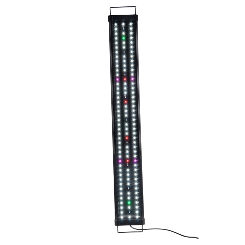 35.4 inch Blue and White Colorful LED Aquarium Light with Extendable Brackets ,Adjustable light and timing setting ,white, blue and colorful light-1