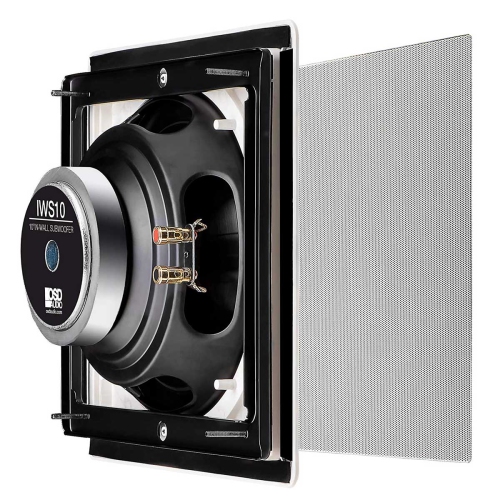 Haut-parleur d’extrêmes graves mural de 200 W pour cinéma maison IWS-10 10 po Pro Series d’OSD Audio