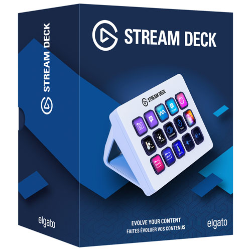 Station Stream Deck MK2 d'Elgato - Blanc