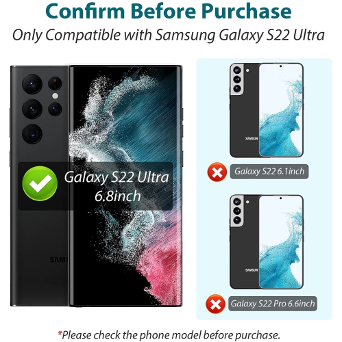 Paquet de 3 protecteurs d’écran Ultra TPU flexible Galaxy S22 de Samsung, couverture complète, anti-égratignures, installation facile