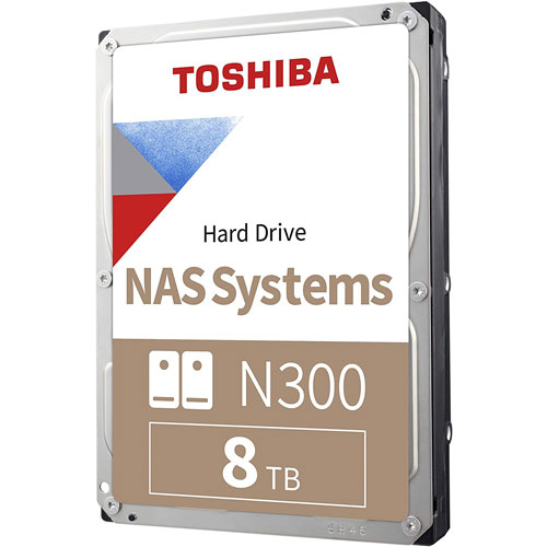 Toshiba NAS Systems Internal Hard Drive 8TB 7200RPM SATA Internal Hard Drive