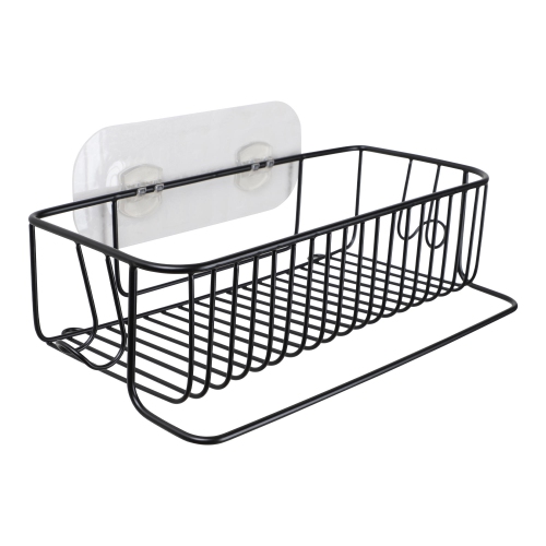 2 Pieces Stainless Steel Bathroom Organizer Rack ,Basket Shelf with Towel Bar for Shower Storage