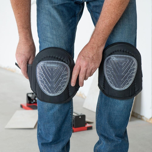 Professional Adjustable Gel Cushion Knee Pads For Gardening Work Construction Flooring Carpentry protect your knees（7 x 9 in ）