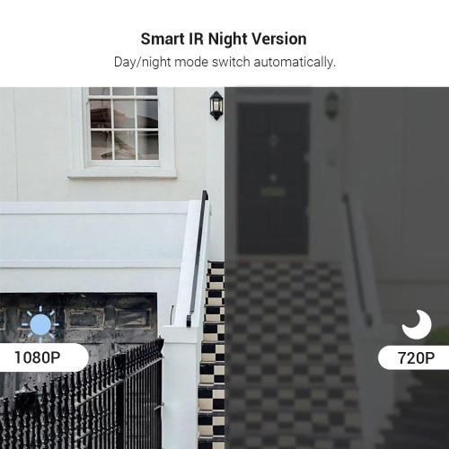 130° uya Smart WiFi Video Doorbell,Two-Way Talk,Water Proof,PIR Motion Detection, Night Light support AC/DC 12-24V