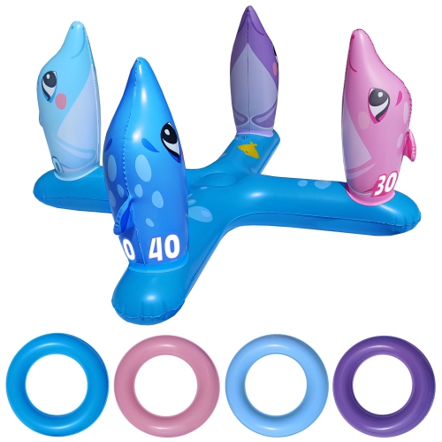 Splash Buddies Inflatable Dolphin Ring Toss Game