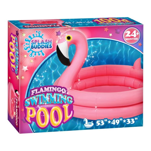 Splash Buddies Inflatable Flamingo Kids Pool
