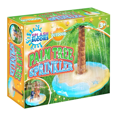 Splash Buddies Inflatable Palm Tree Sprinkler Splash Pad